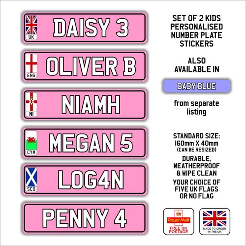 Personalised number plate - 2,