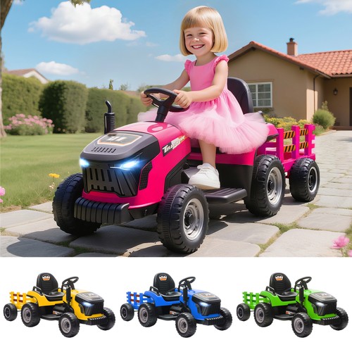 Ride tractor and trailer - on,