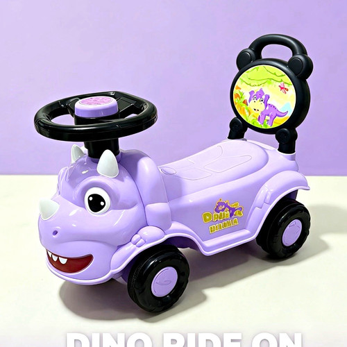 Purple dino toddler push along - toddler,