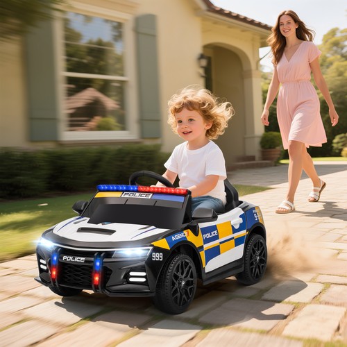 Kids electric ride police - ride,