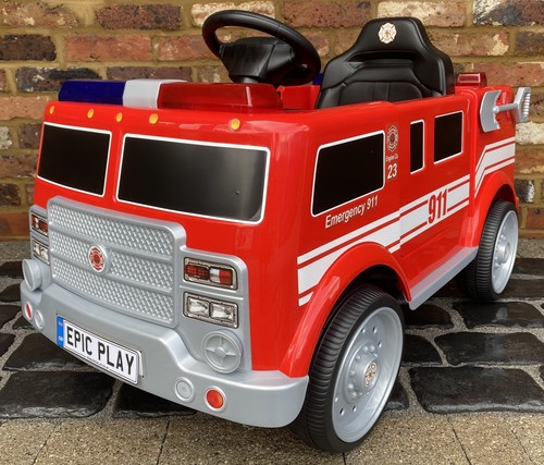 12v kids electric fire engine - kids,