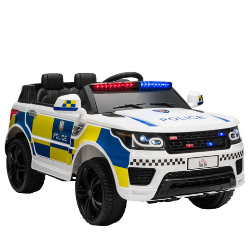 Ride police kids car 12v - on,